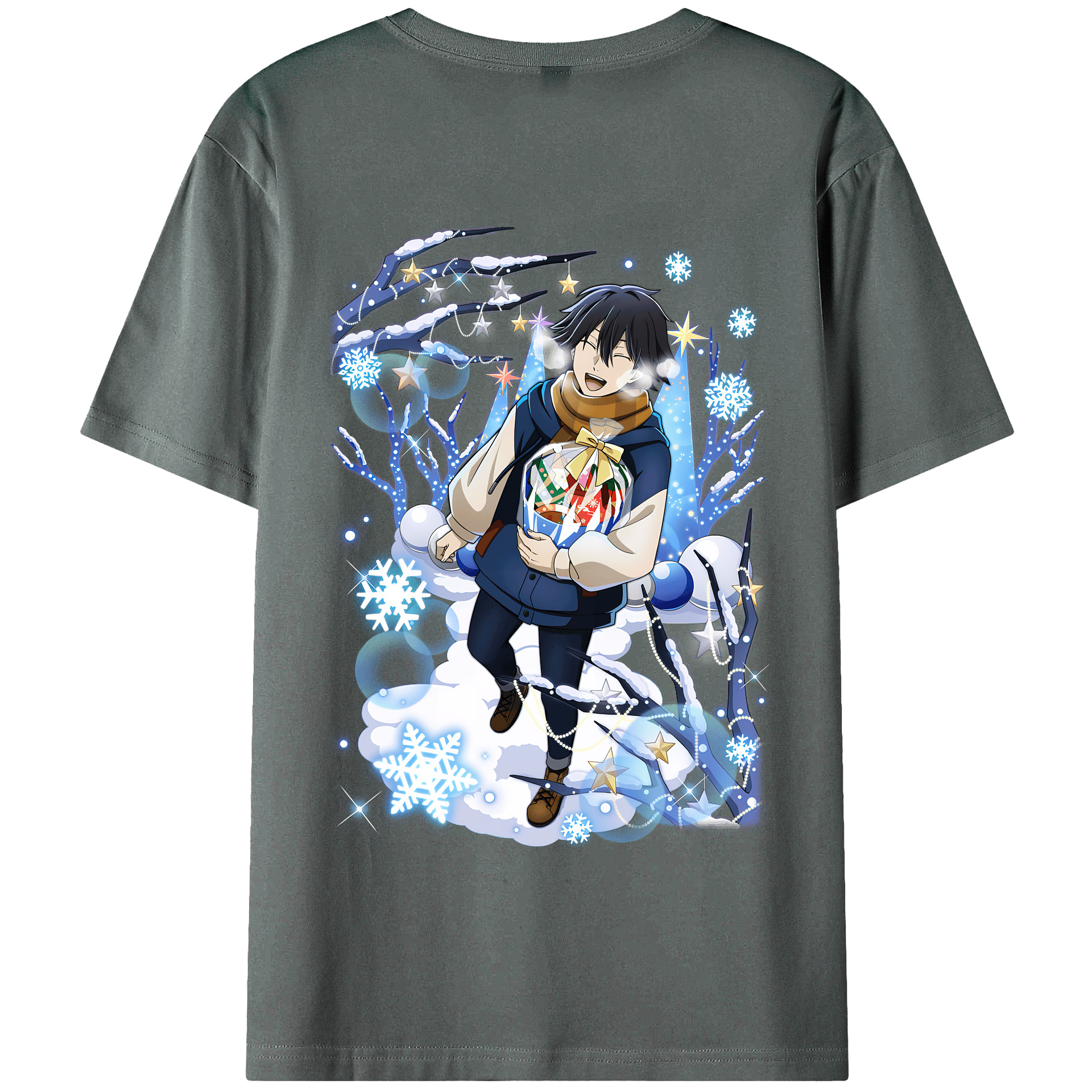 （画像用） 文豪ストレイドッグス Bungo Stray Dogs 綿100％半袖Tシャツ（背面プリント）
